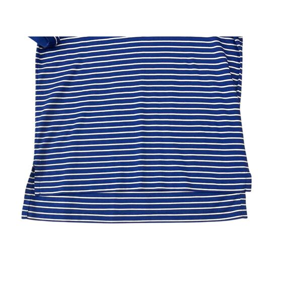 Polo Ralph Lauren Men's Blue/White Striped Classic Fit Soft Touch Polo SZ M - Picture 4 of 6